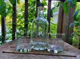 Resolute Reserve Bourbon Bottle and Whiskey Glasses Set